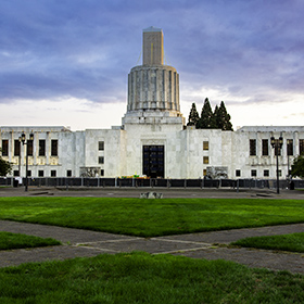 Haceta Head Lighthouse near Yachats in Oregon